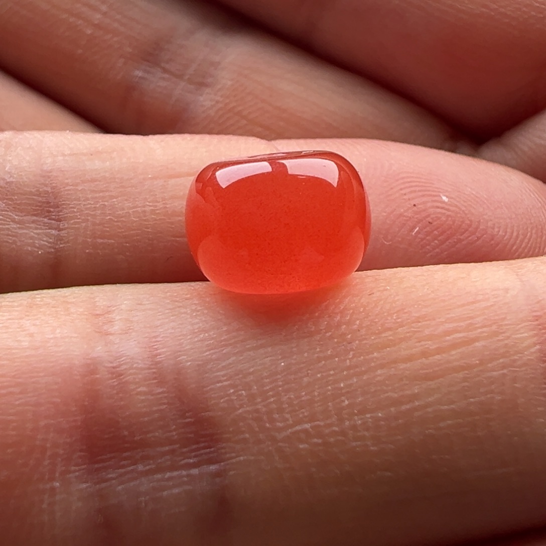 南红玛瑙墩子10.7x7.4未镶嵌