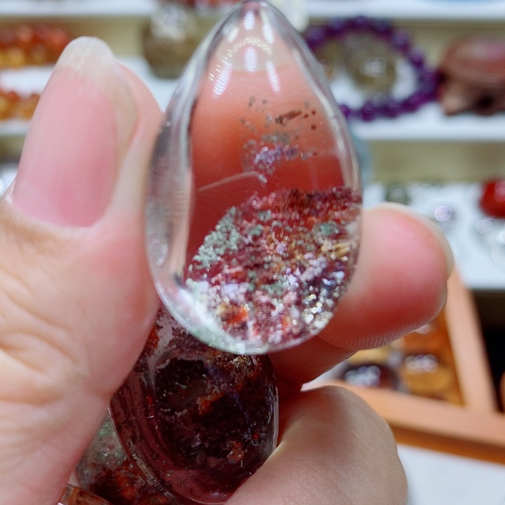 未镶嵌颈饰水晶木***.水晶