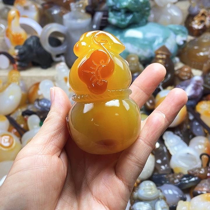 玛瑙/玉髓饰品未镶嵌故*