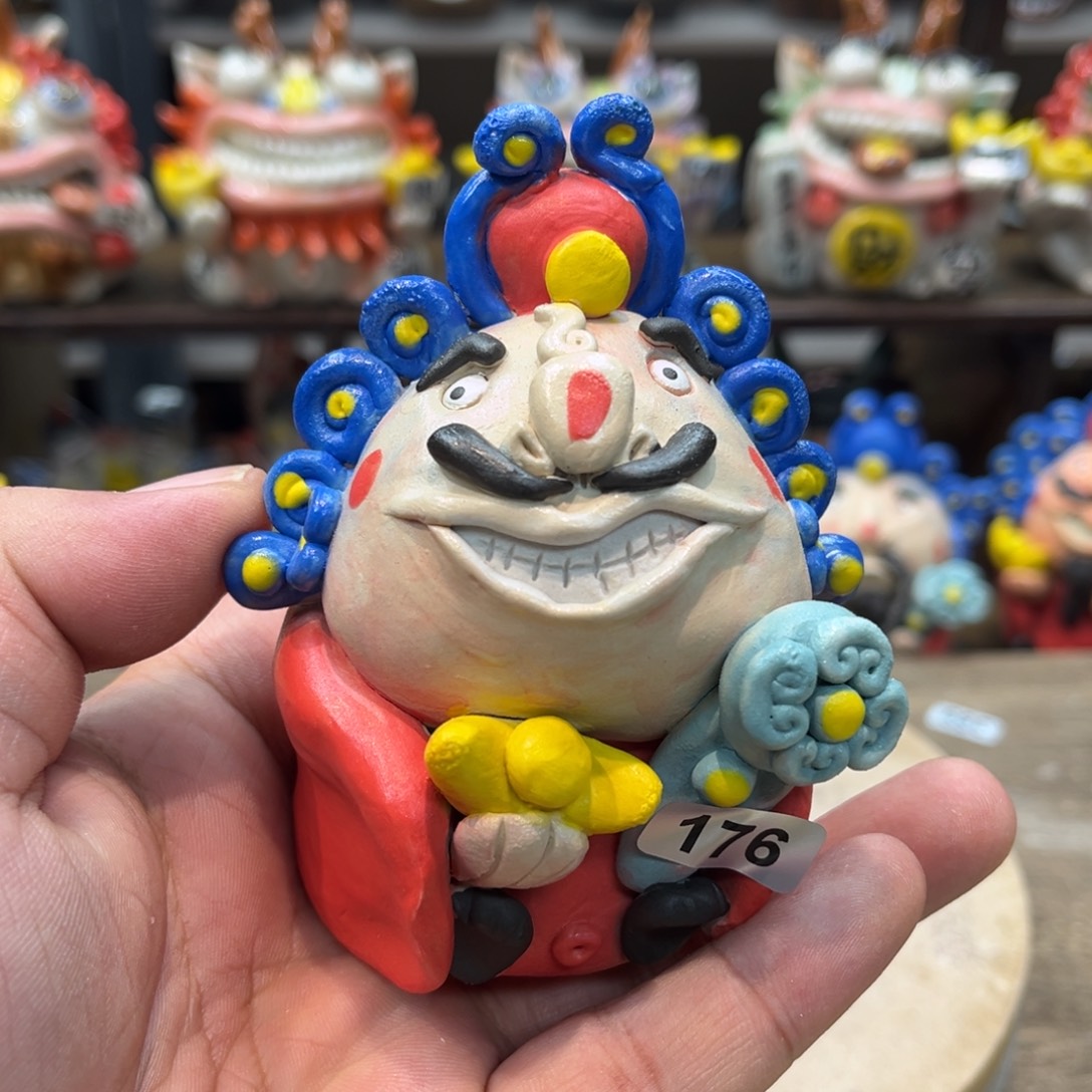 陶瓷纯手工抽象陶瓷摆件176