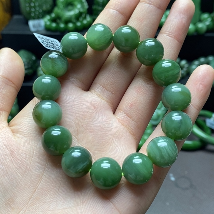 和田玉手串未镶嵌