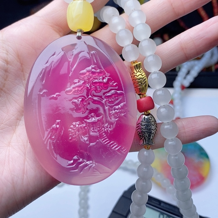 蜜蜡颈饰未镶嵌311套装