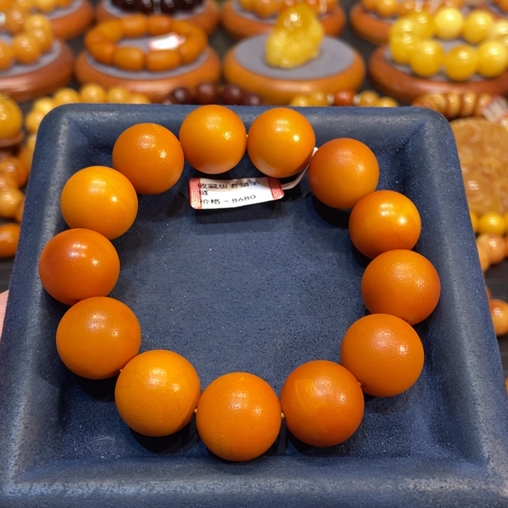 蜜蜡手链未镶嵌蜜蜡