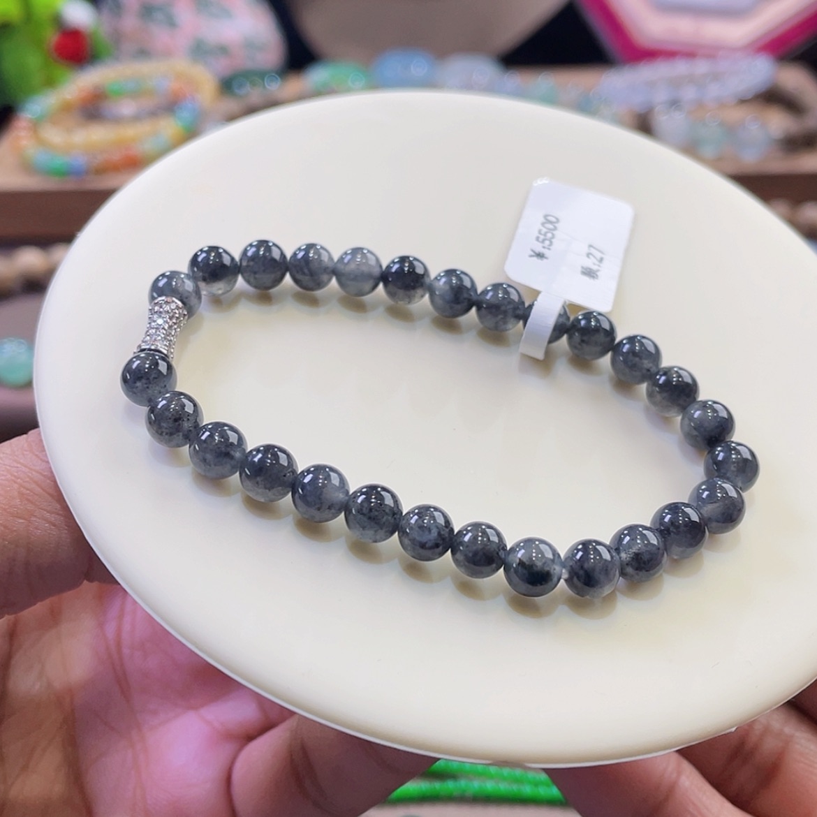 【闪购商品】翡翠颈饰未镶嵌黑乌鸡