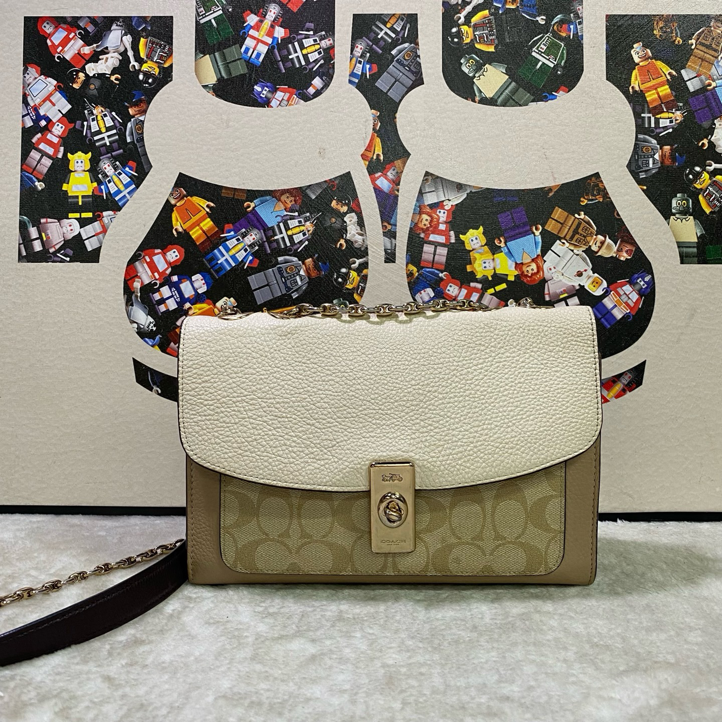 95新 COACH/蔻驰 21258斜挎包26*19