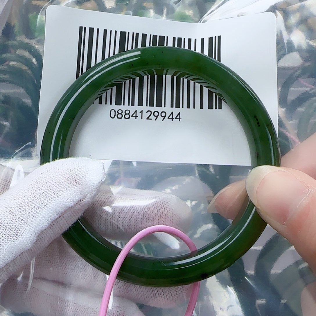 和田玉（碧玉）手镯未镶嵌5859