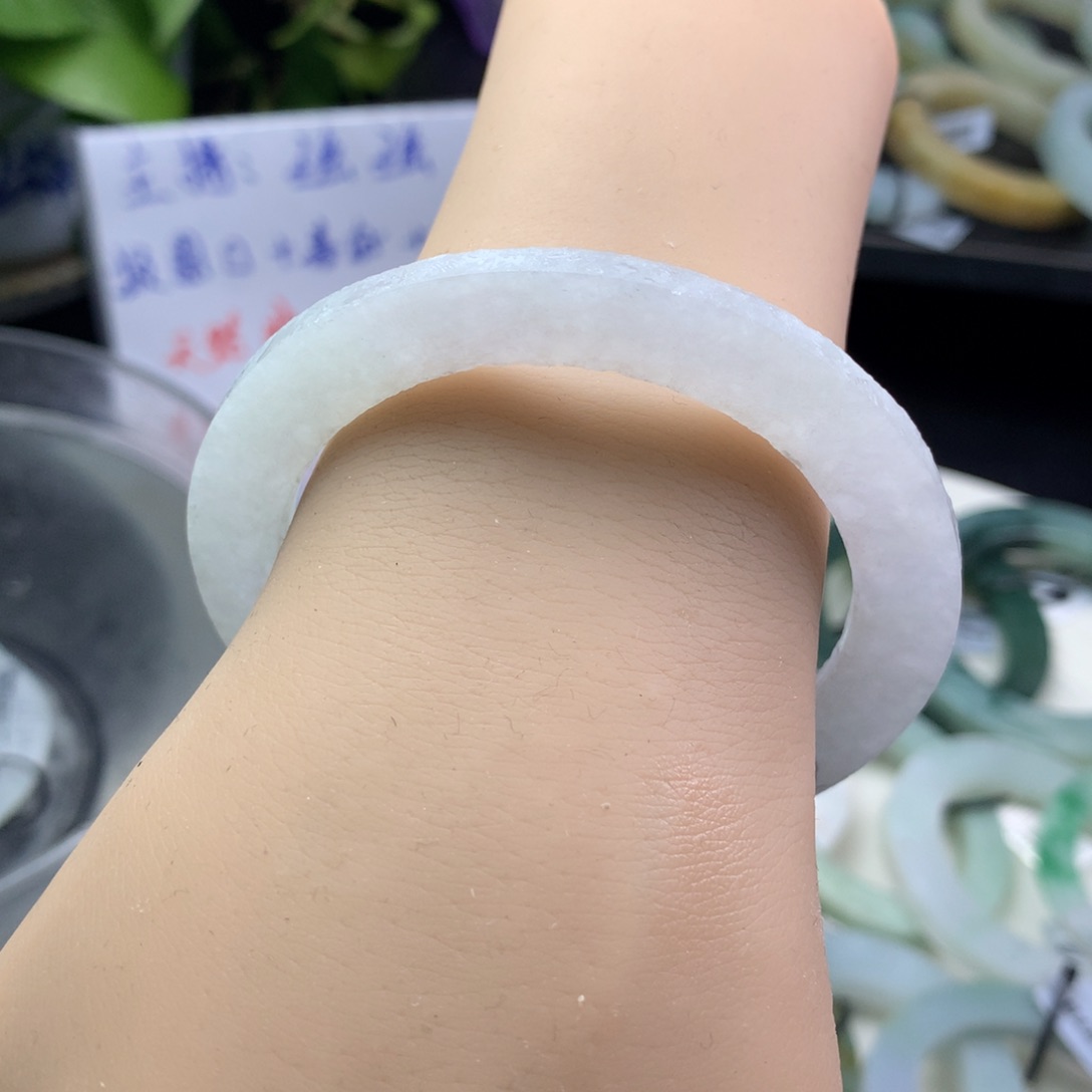 定制翡翠叮当镯未镶嵌55/62 