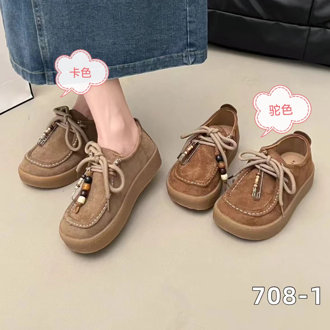7081早秋女士复古鞋