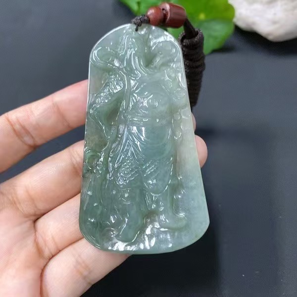 C56-天然A货翡翠-关公