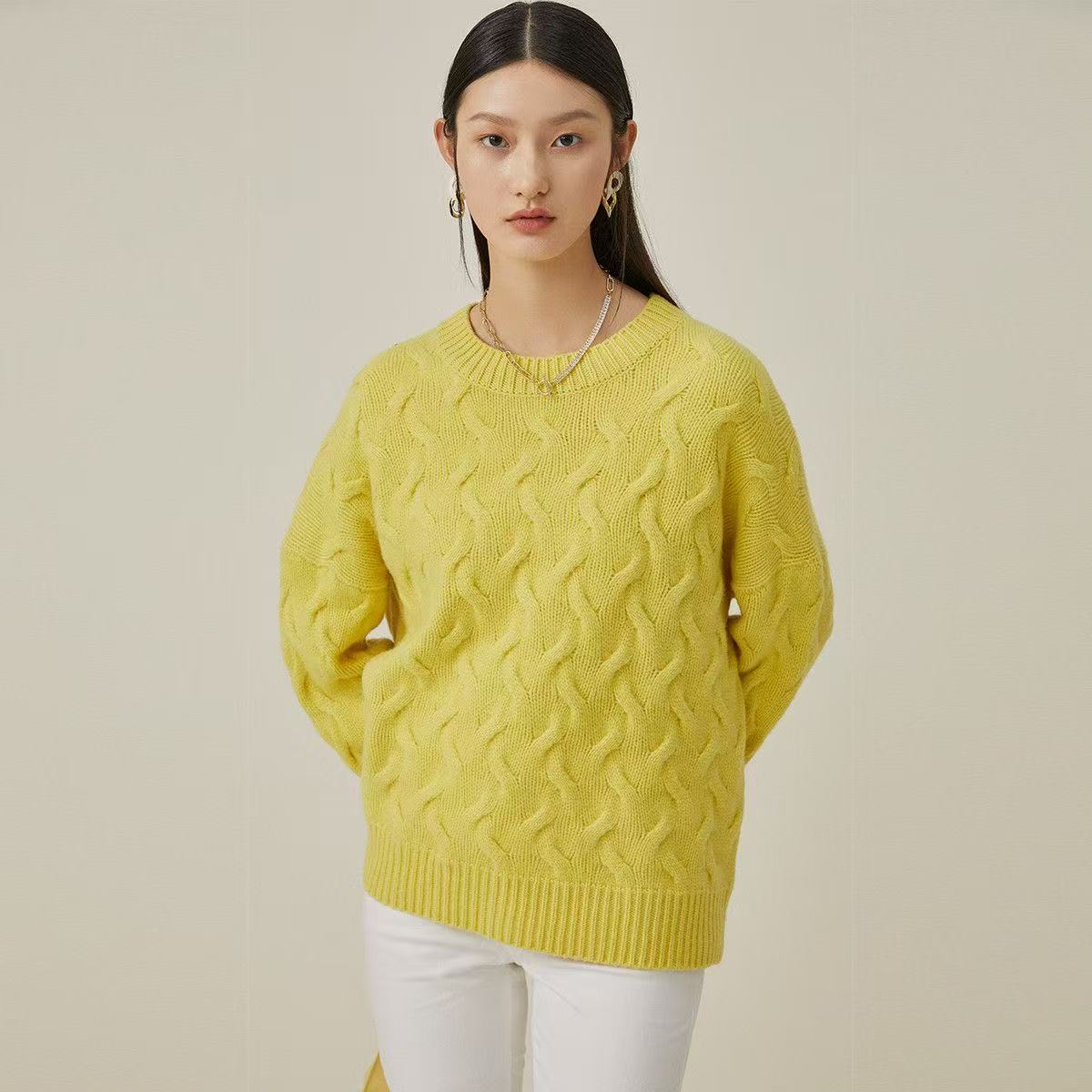 05号请按照对应边码下单：圆领宽松针织衫