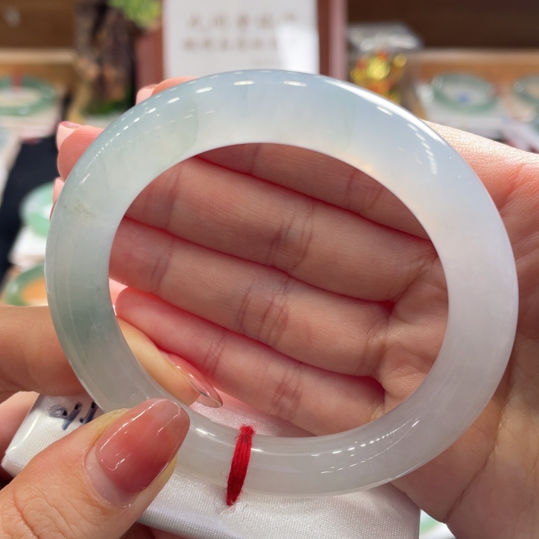 翡翠手镯未镶嵌55天然A货