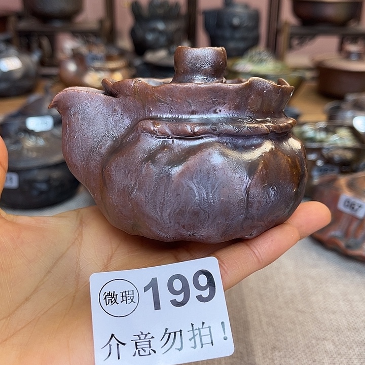 裸柴烧陶瓷手工茶器