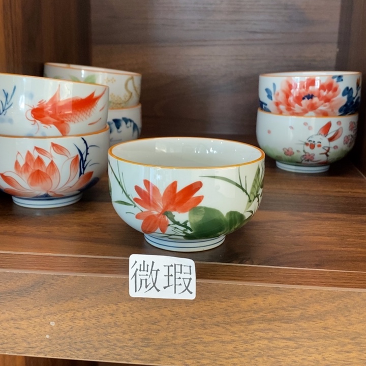 釉下老陶泥手工绘制