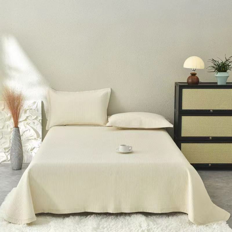 幕古（Mugu）林织亚麻（蚕丝床盖）三件套245*250～D01