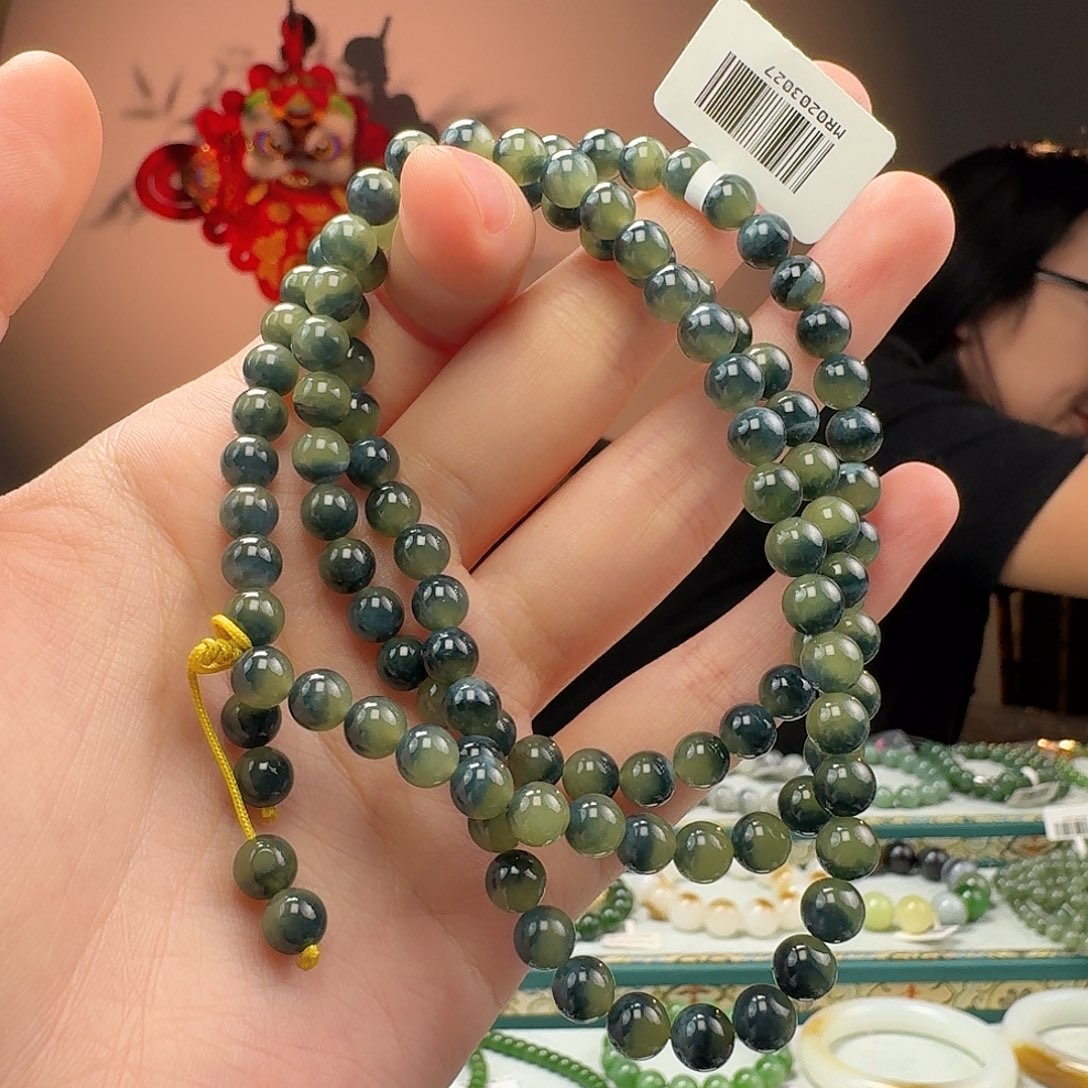 和田玉手串未镶嵌