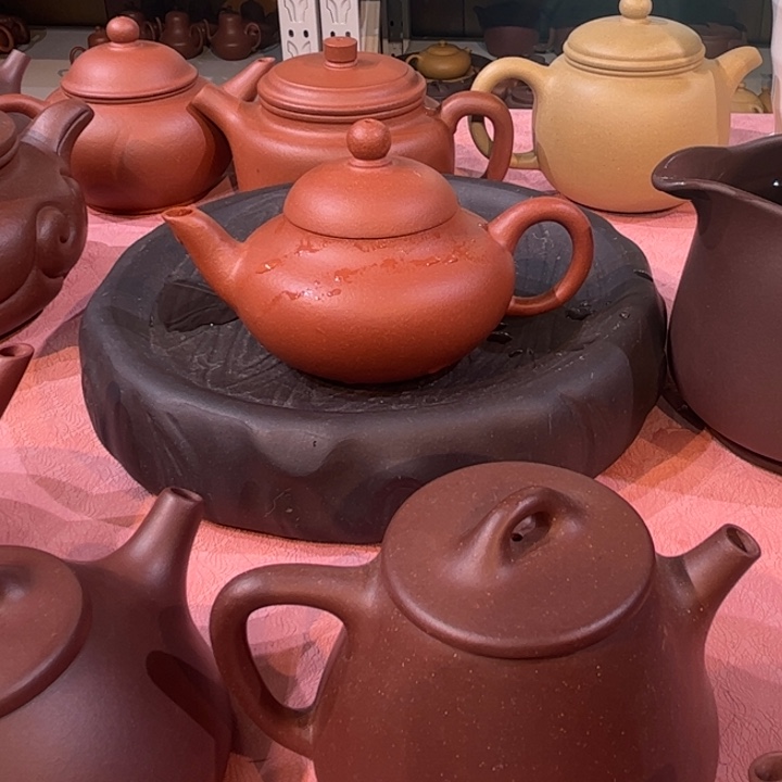 茶壶紫砂精工梨子红将坡