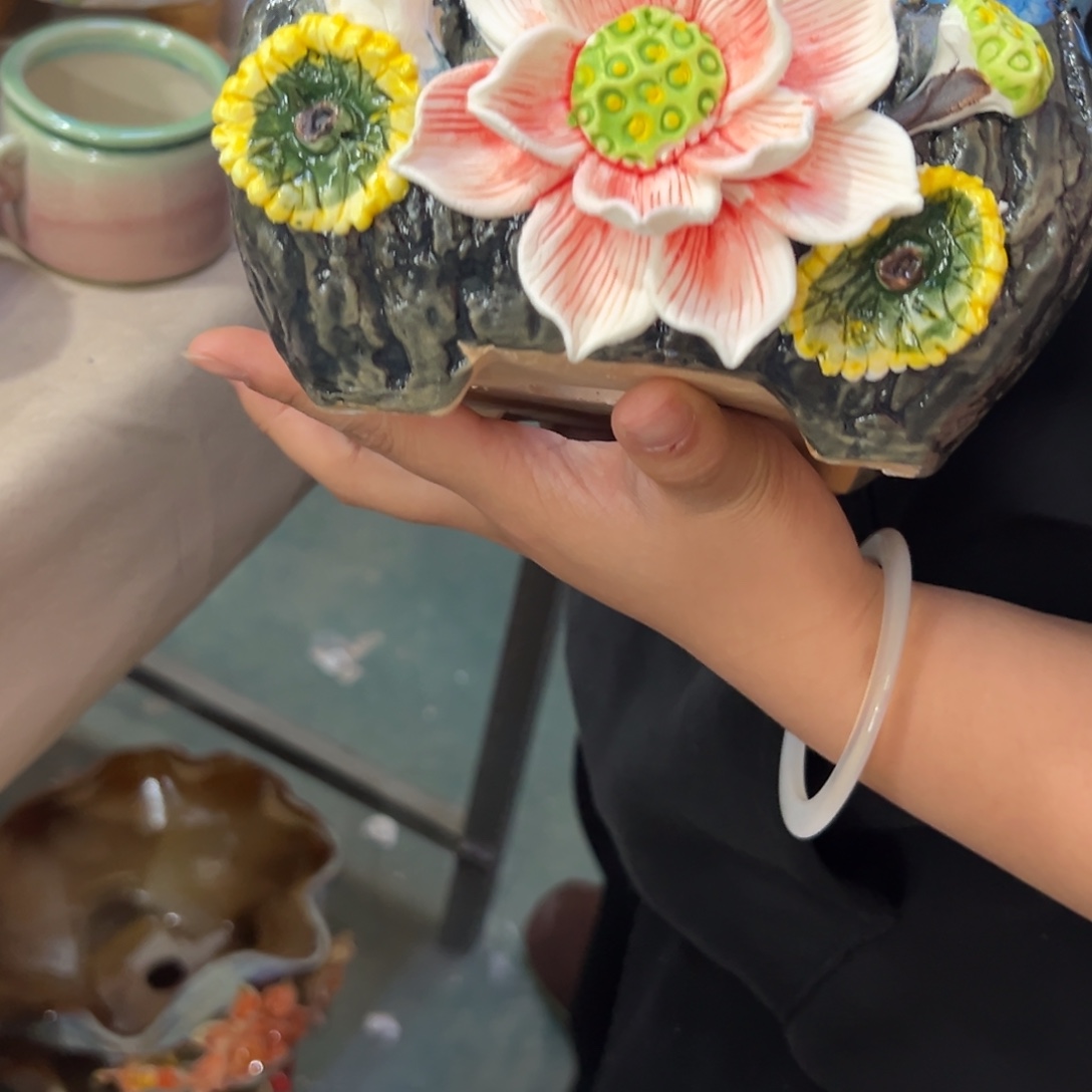 满20米秒退拉黑花盆