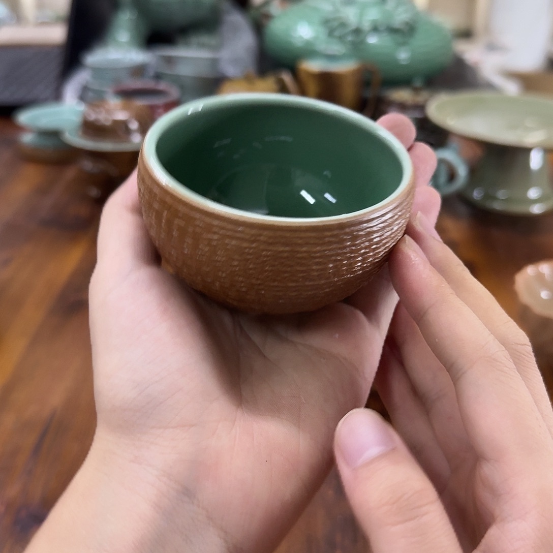 龙泉青瓷茶器微瑕8316