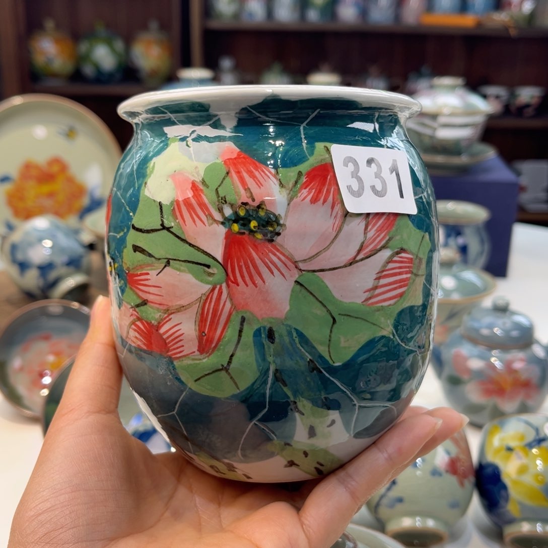 瓷片景德镇手工手绘陶瓷茶具
