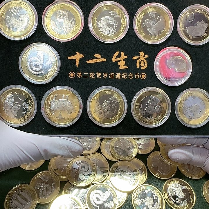 其他普通金属二轮生肖11枚装套盒一组