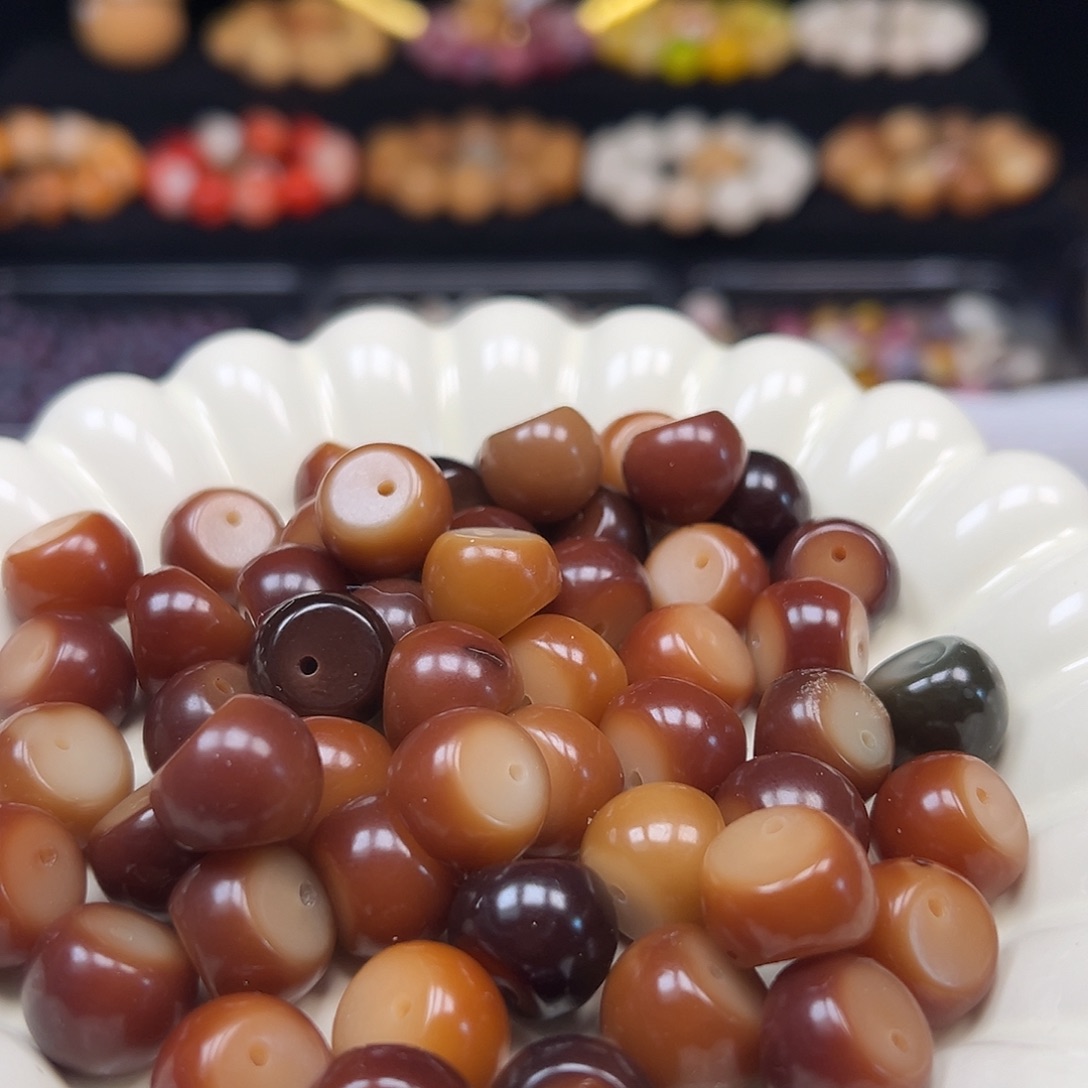 菩提根/象牙果手串卡15非料虎破色山竹23颗
