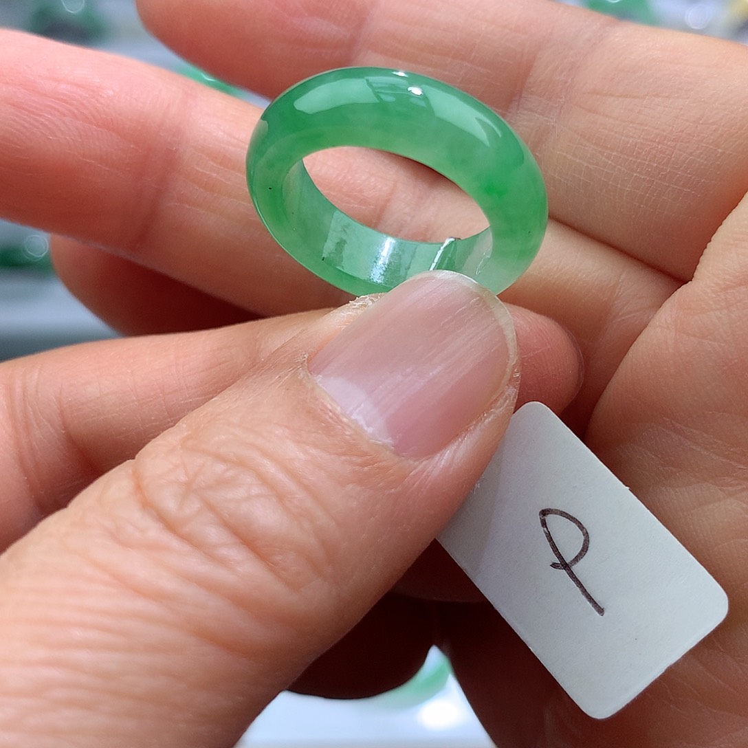 翡翠戒指未镶嵌9号