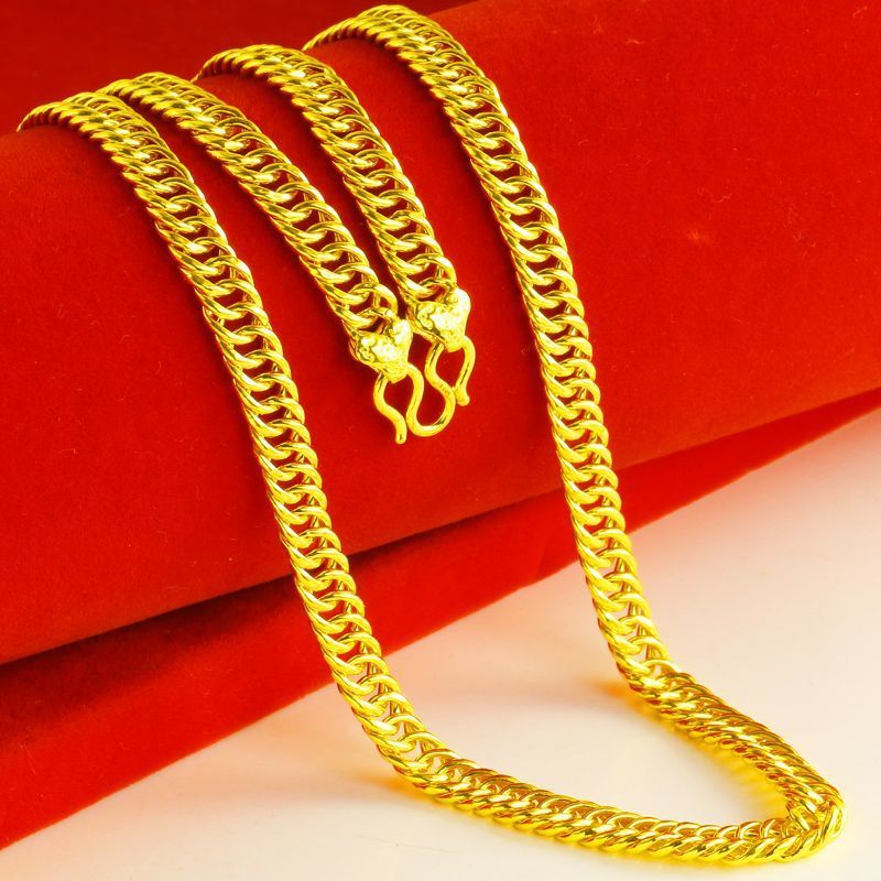 合金项链 301-双福扣大金时尚潮流百搭链