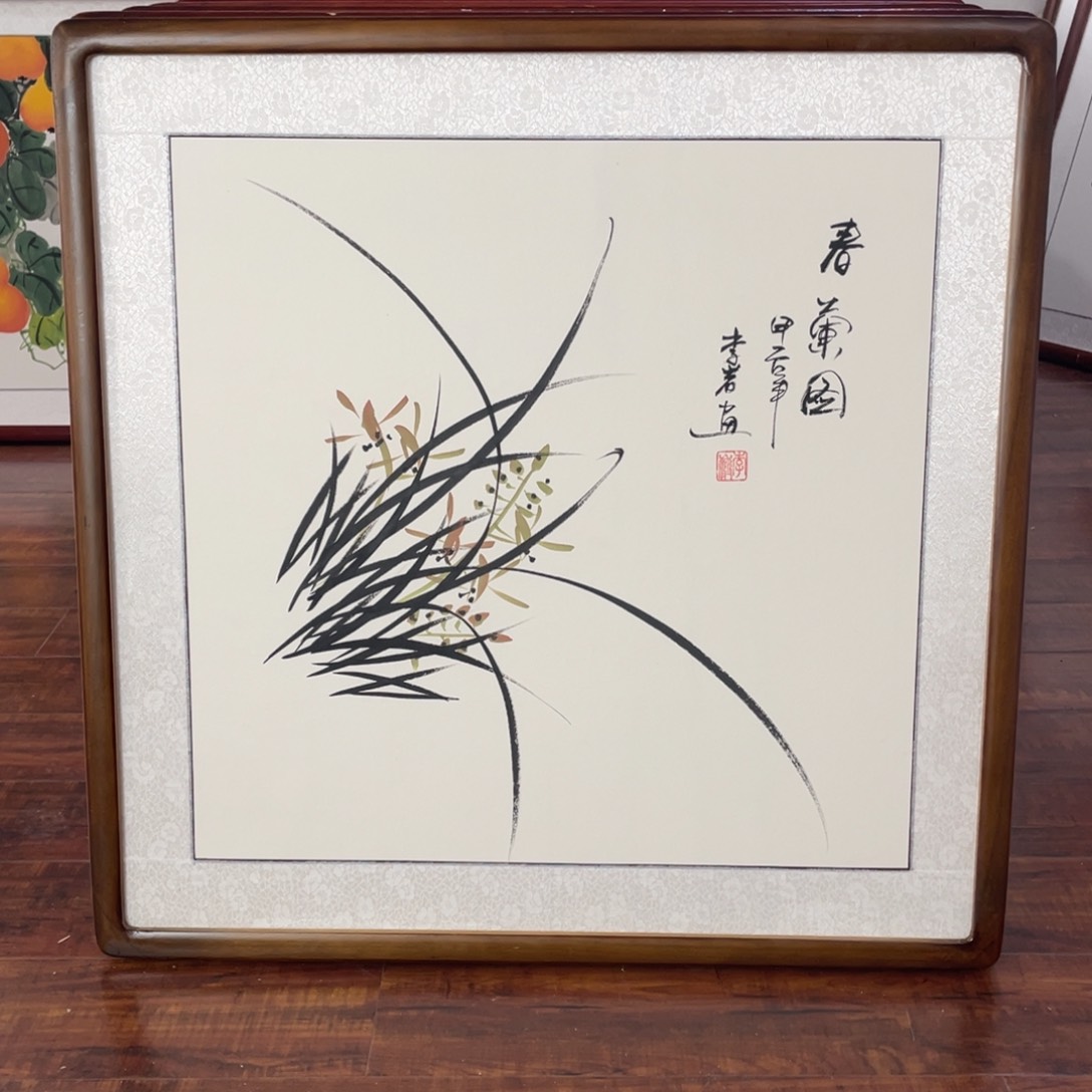 国画带框尺寸63*63厘米