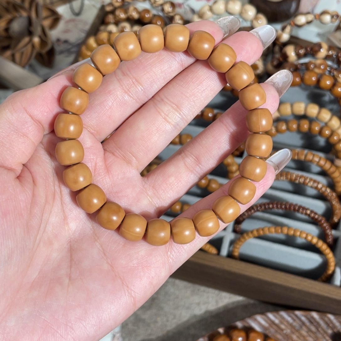 紫金鼠手串10全品猴头缎面直切