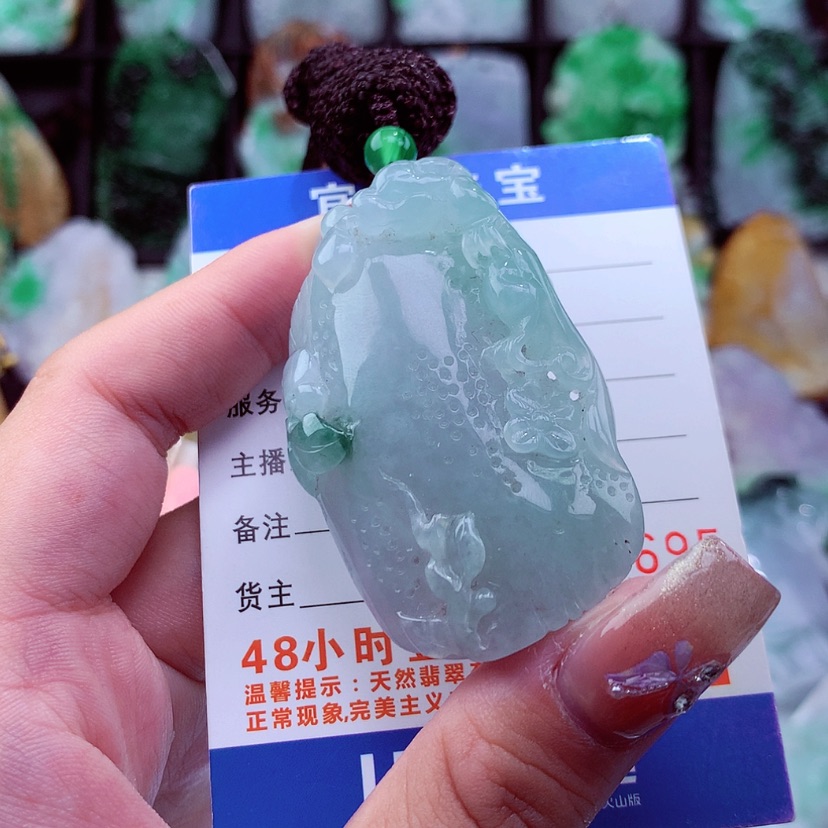 【闪购商品】翡翠颈饰未镶嵌挂件