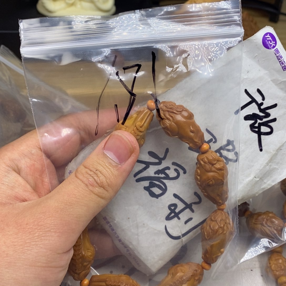 橄榄核手串/手链橄榄核雕刻工艺宇