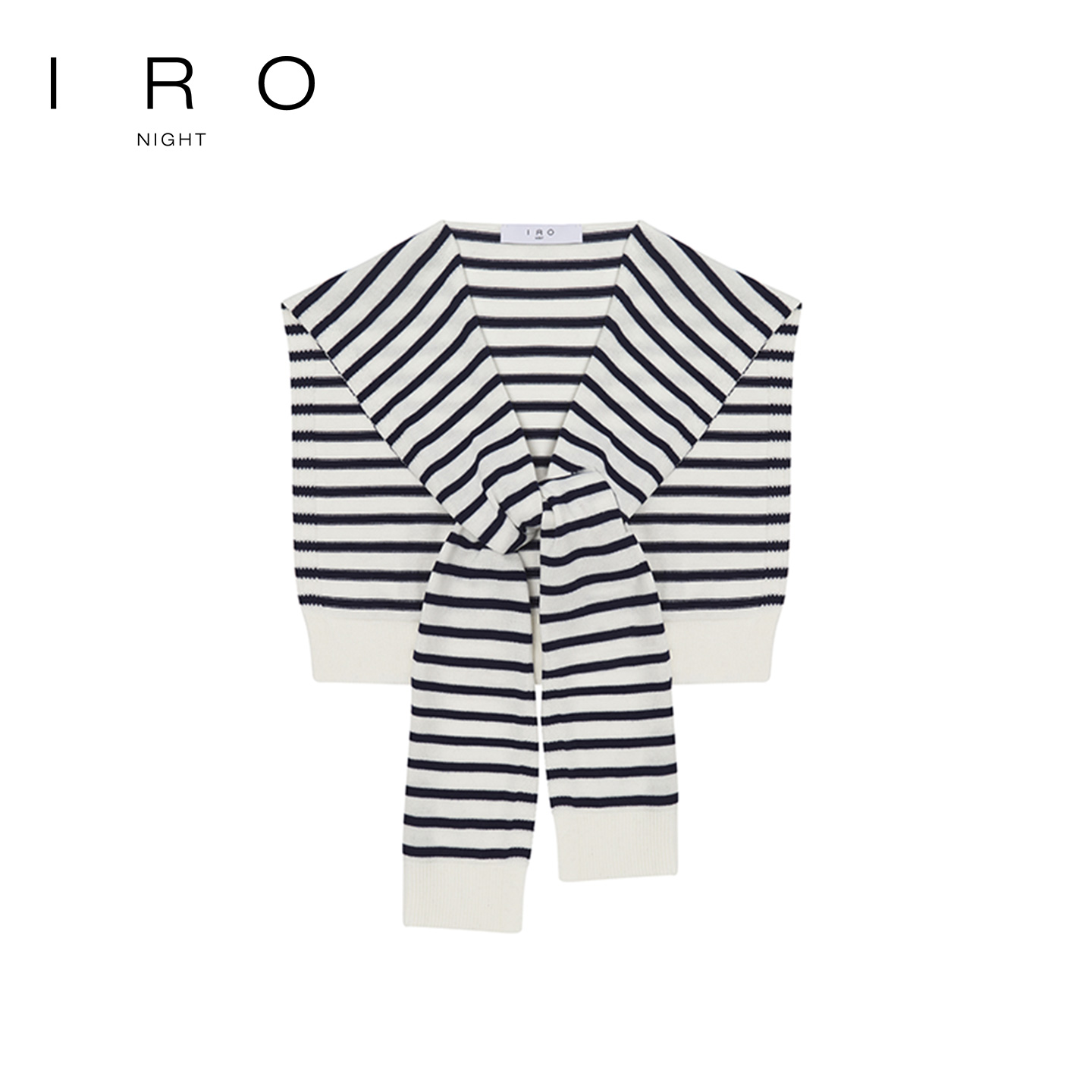 IRO Night 法式针织条纹披肩25新品