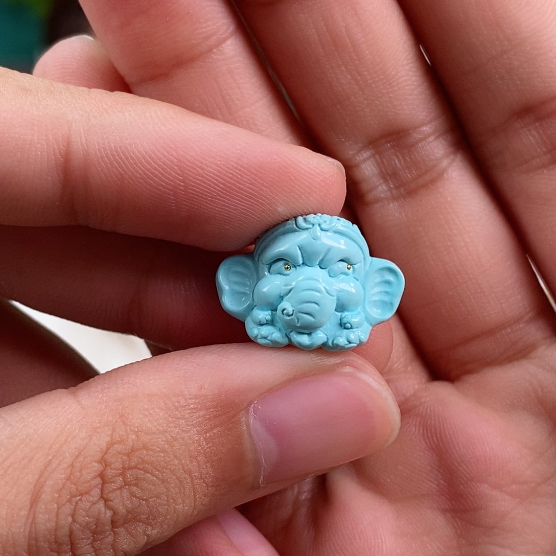 绿松石珠宝奇石未镶嵌