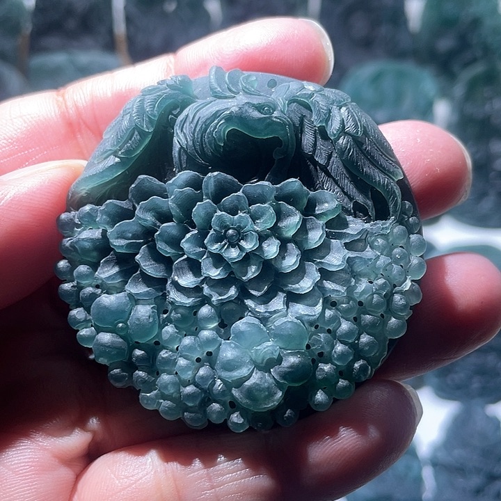 定制翡翠未镶嵌凤
