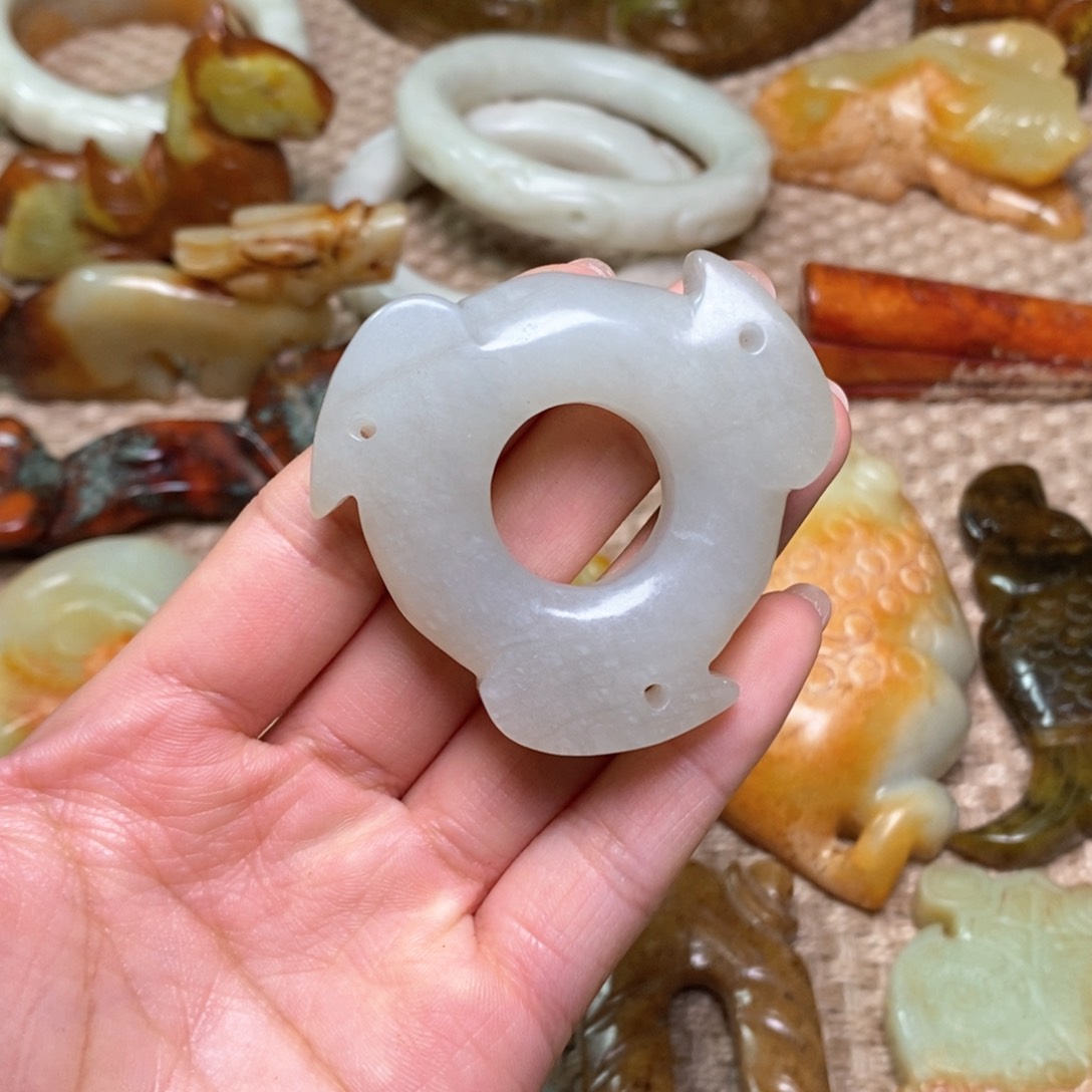 白玉菩提吊坠白玉菩提白玉菩提摆件