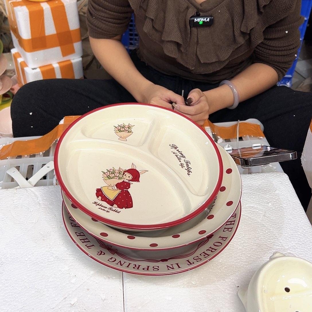潮州陶瓷工厂微瑕3件套