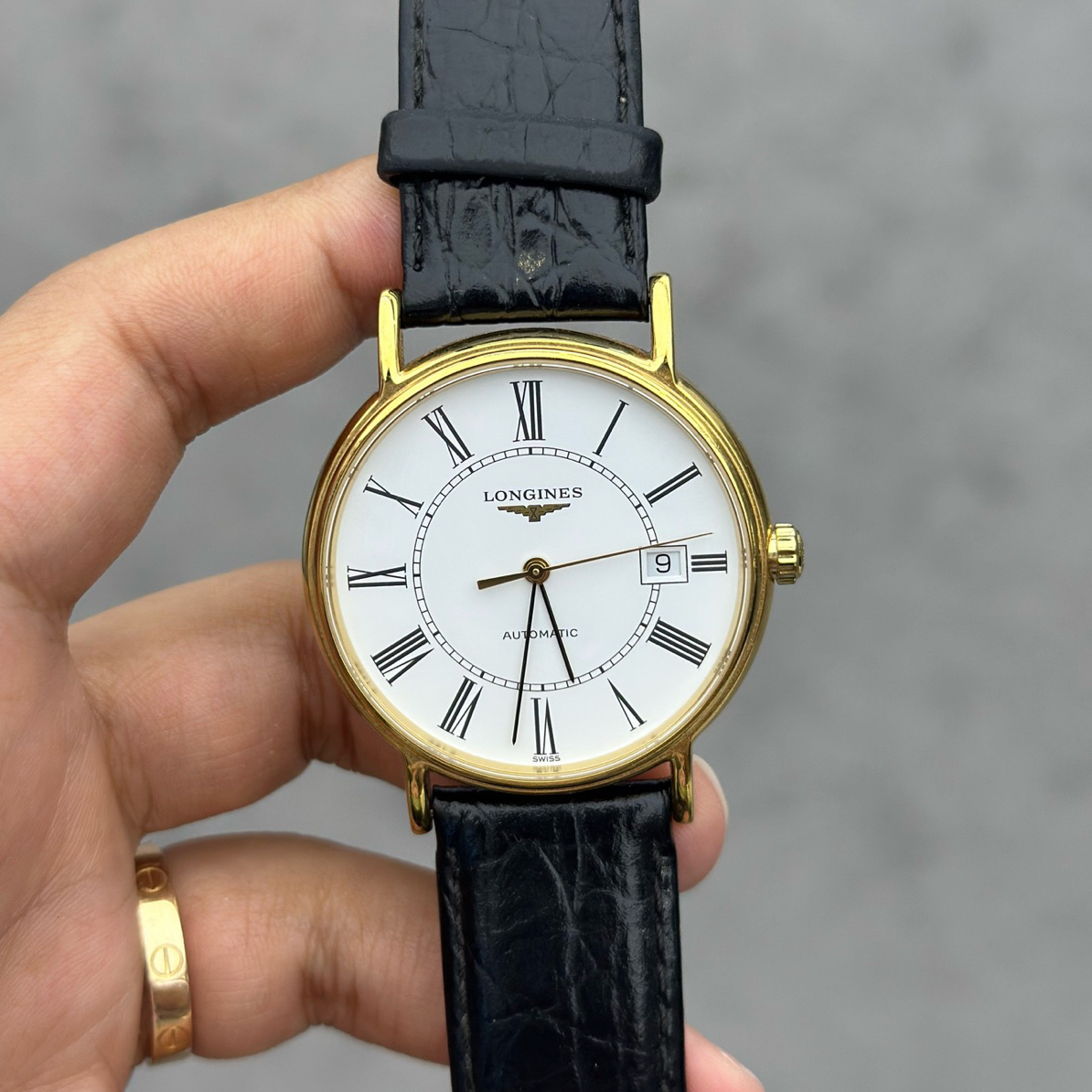 99新 Longines/浪琴 九成新瑰丽系列自动机械男士腕表表径38.5mm