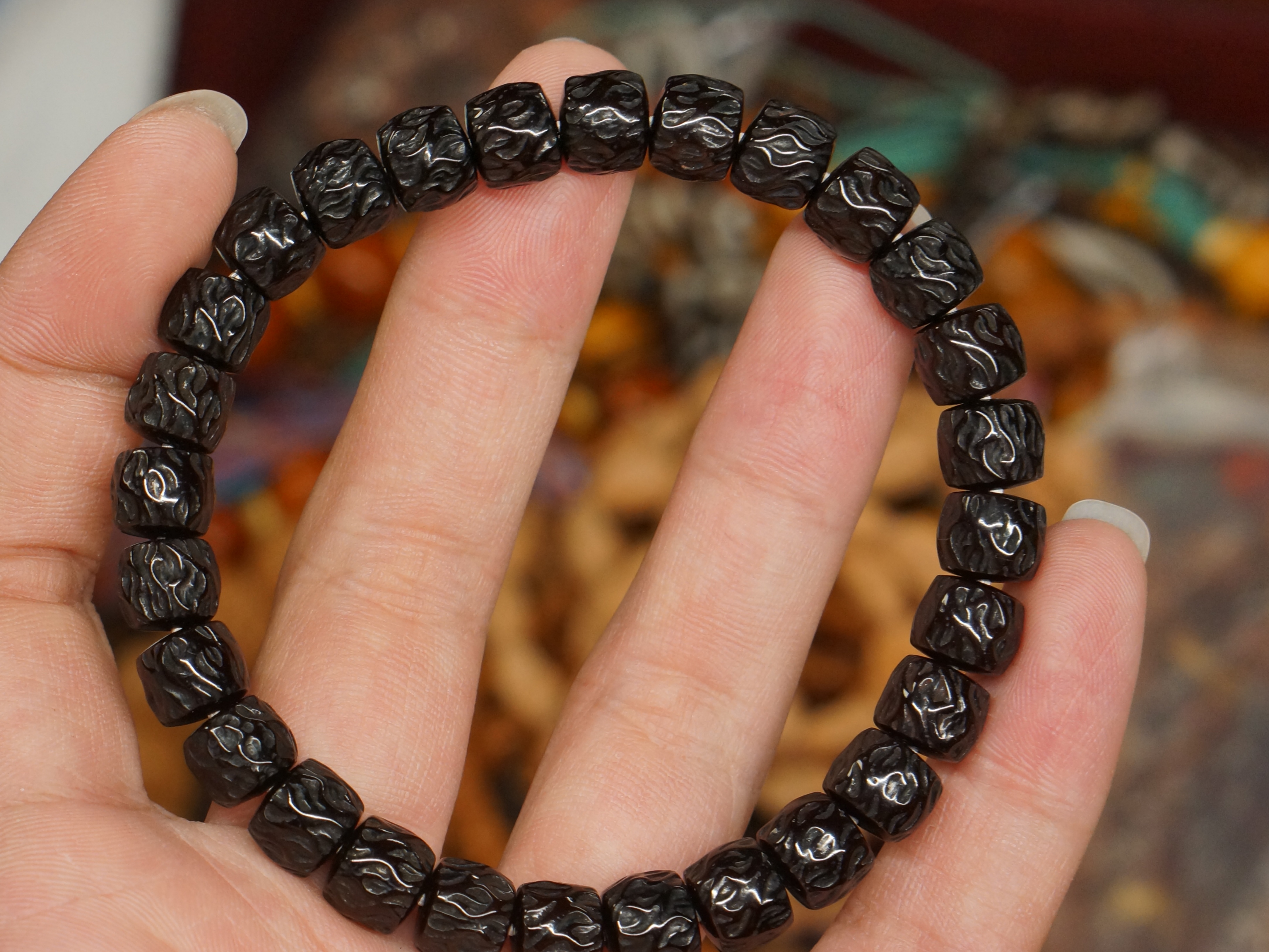 【老陆回归乱来系列】雕刻狂草纹椰蒂单圈