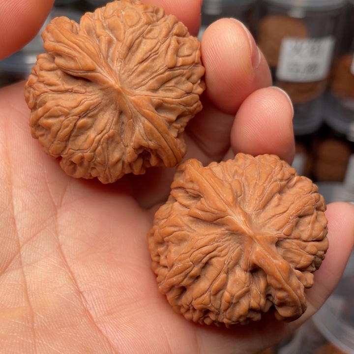 吊坠文玩核桃莲花42