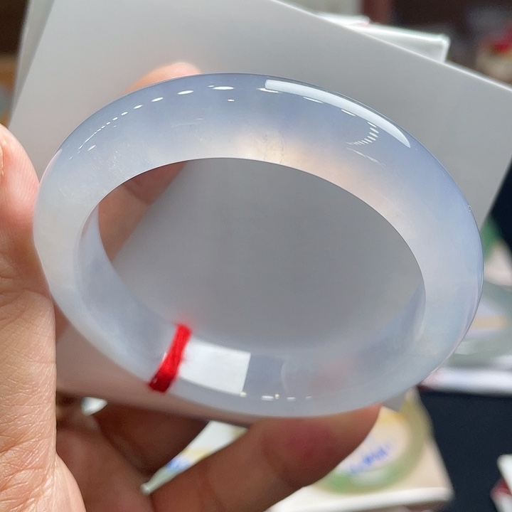 翡翠未镶嵌手镯52正圈