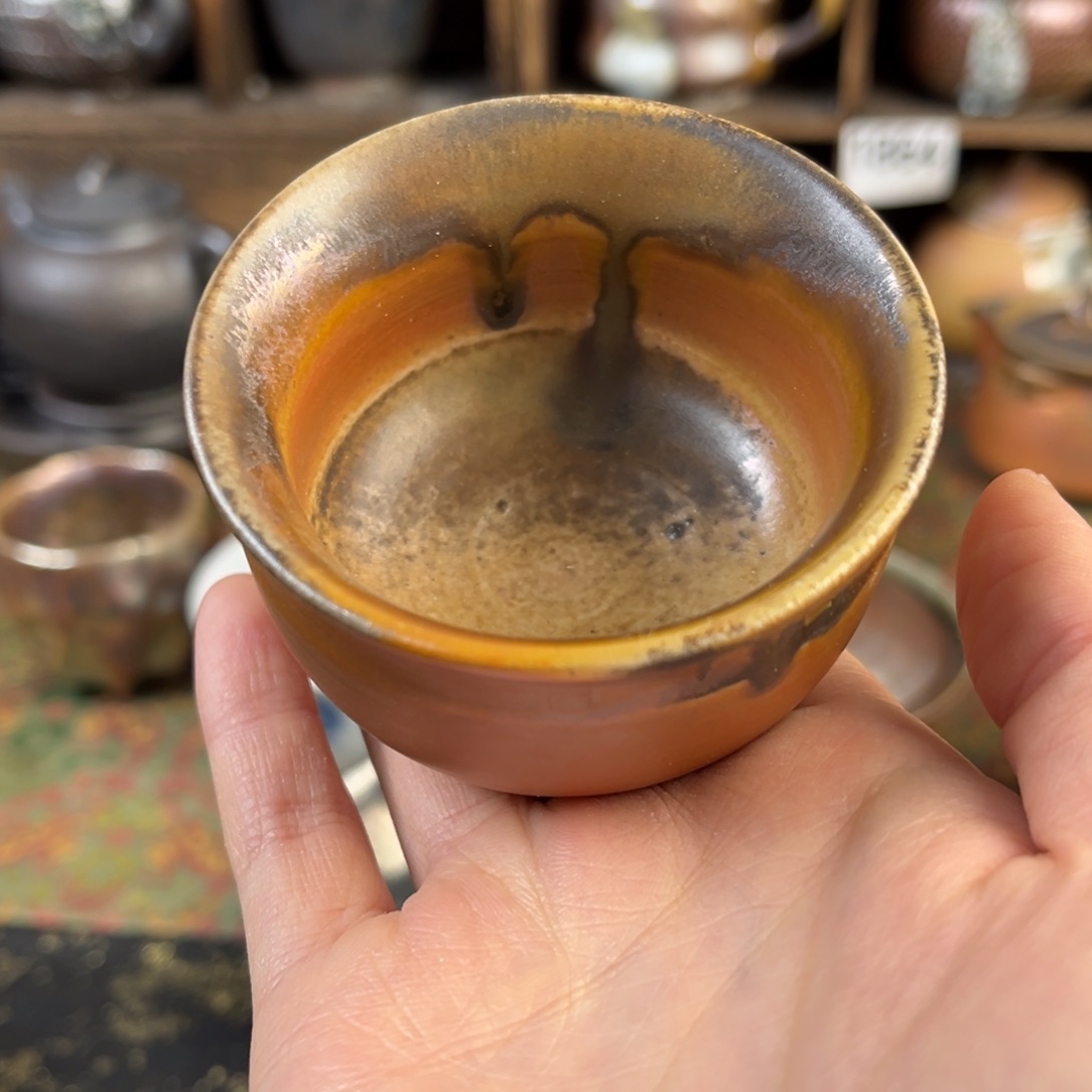 杯柴烧茶器主人杯杯