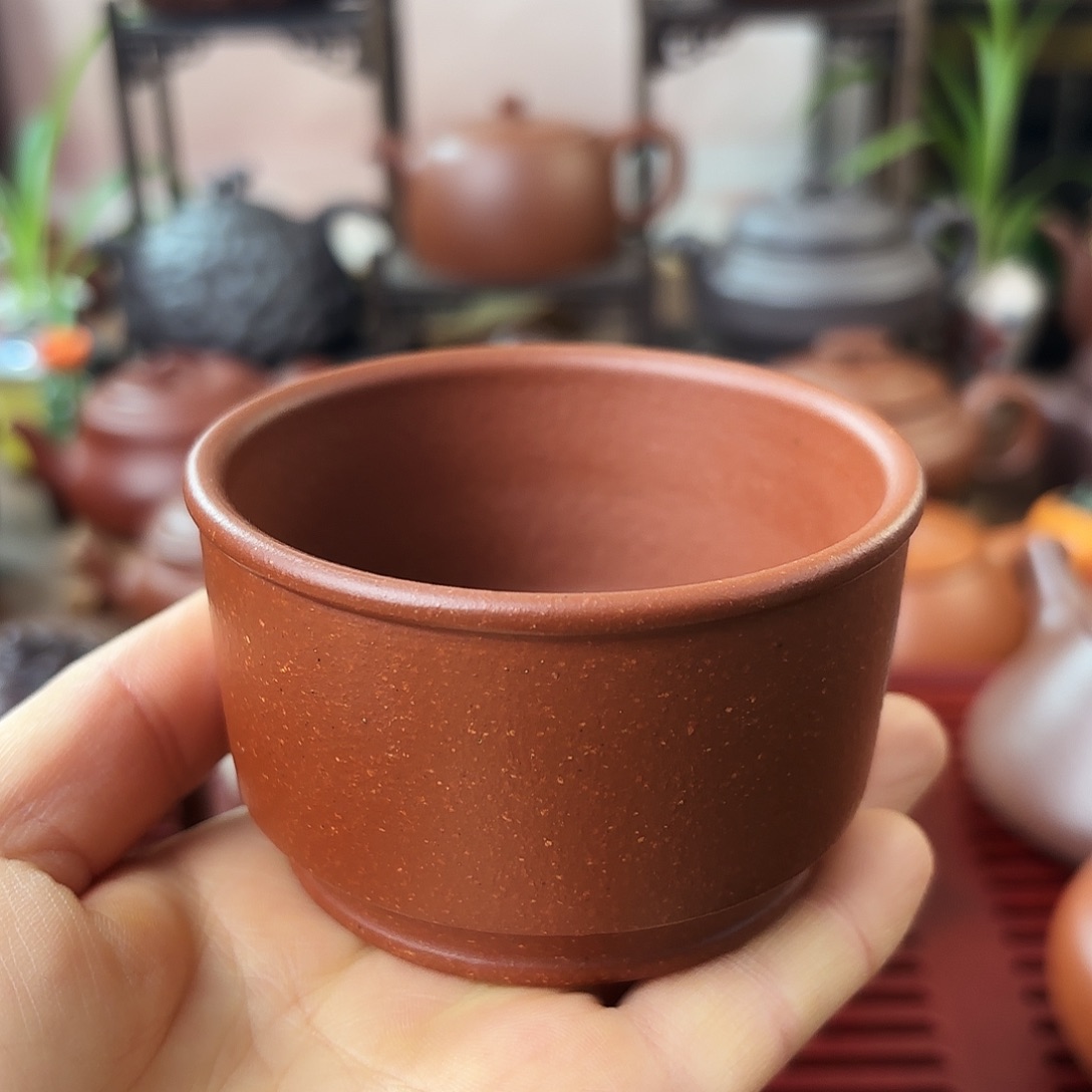 紫砂茶壶主人杯中槽青120cc