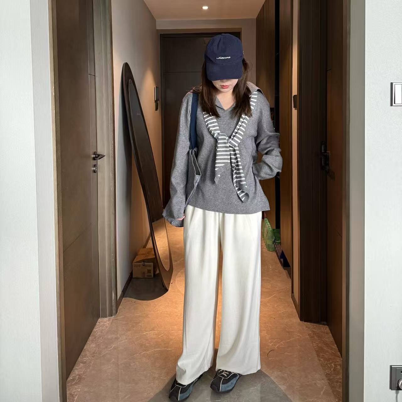 青青·STUDIO〖糯米裤〗秋款软糯百搭显瘦糯米裤QQ2555