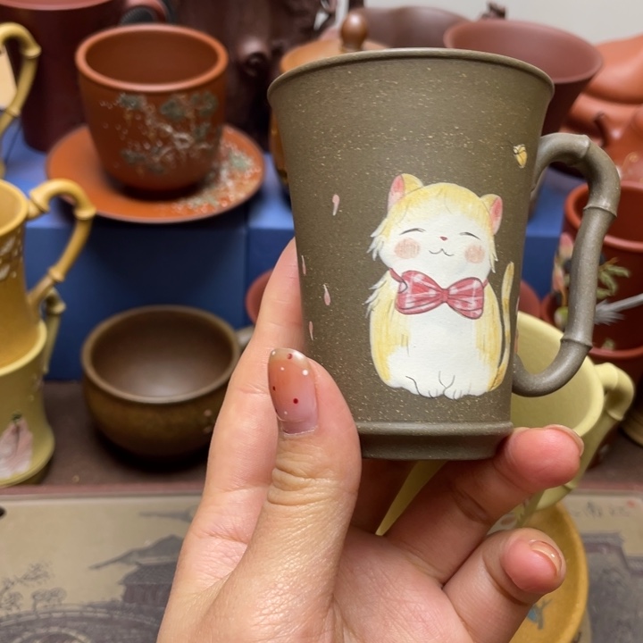 紫砂茶杯紫砂主人杯