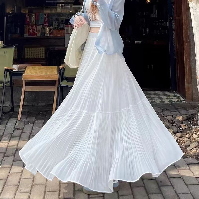 【Q】长裙夏款显瘦仙女裙纱裙辣妹长裙