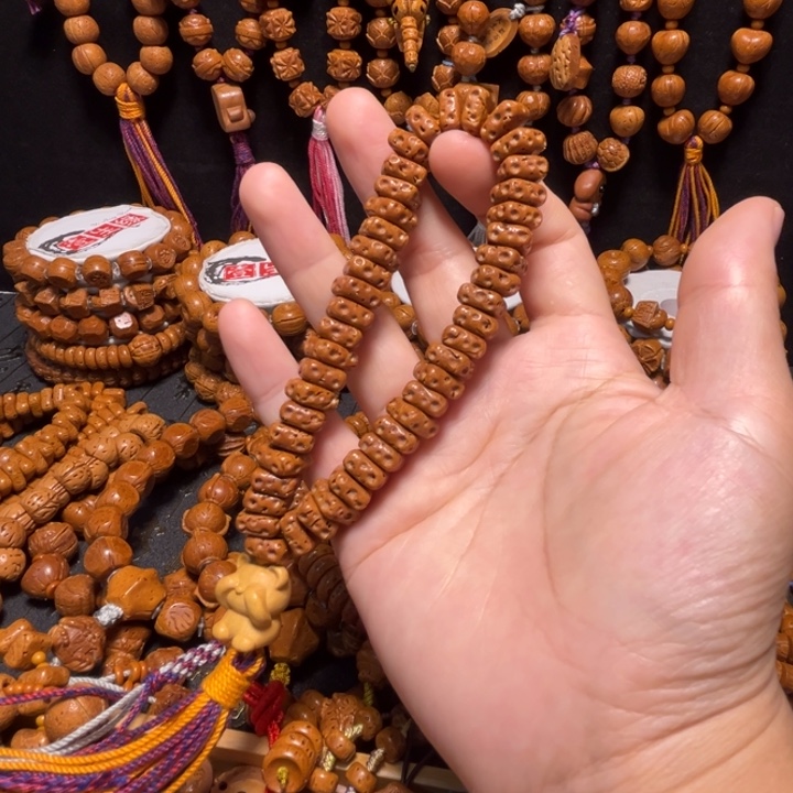 手串桃核饼干手持