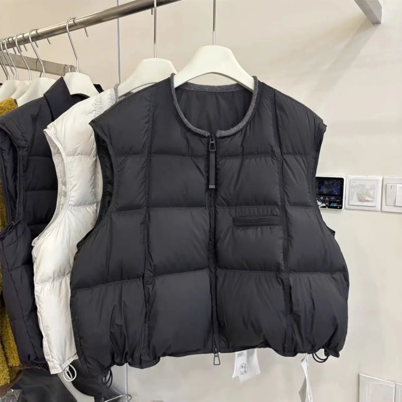 棉服女冬季欧美女款秋冬马甲潮流短款百搭马夹马甲