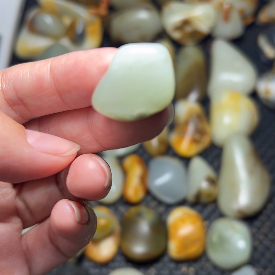 和田玉未镶嵌挂件24