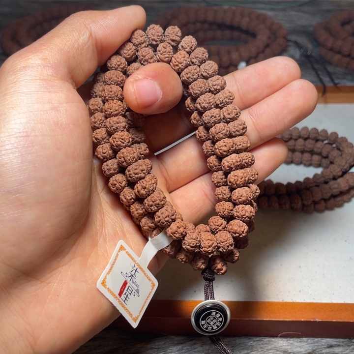 三***年手串金刚菩提精挑战神双龙飞碟树祖108