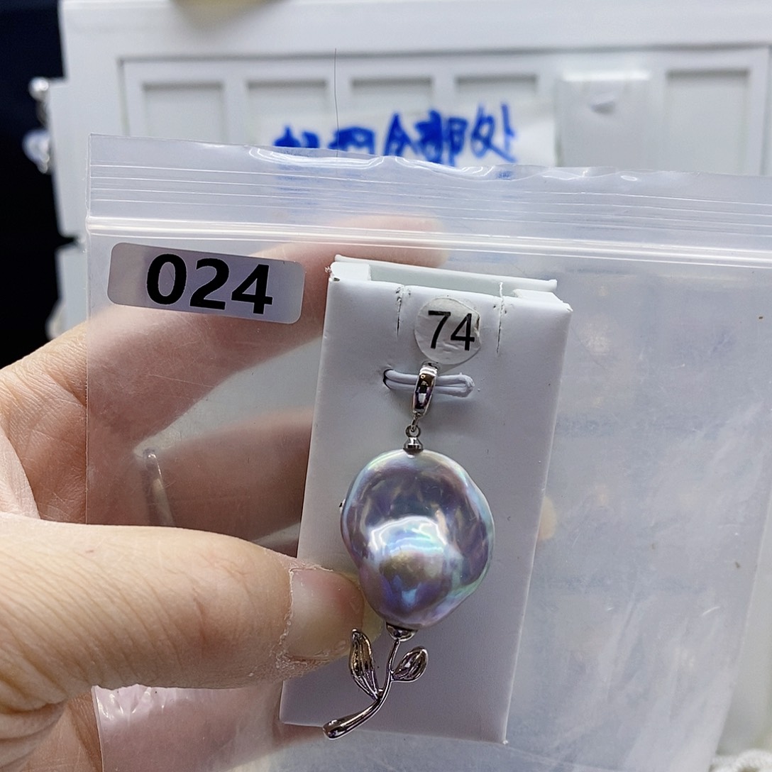 颈饰合金淡水珍珠